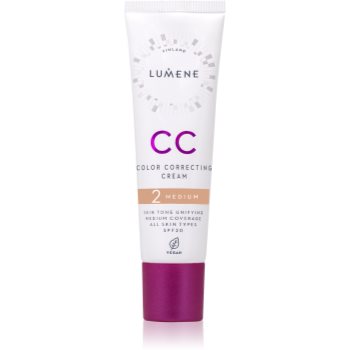Lumene CC Color Correcting Cream Crema CC pentru un ten uniform SPF 20 - imagine 2